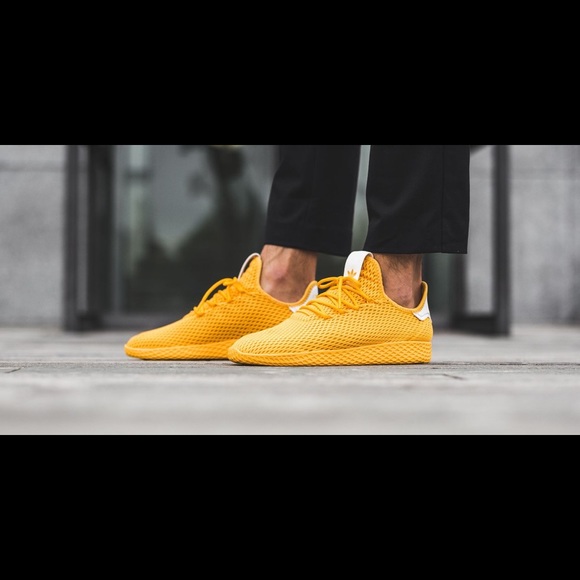 pharrell williams gold shoes